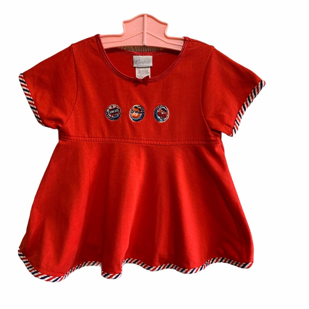 Vintage Carter's Soda Embroidered Top 4T